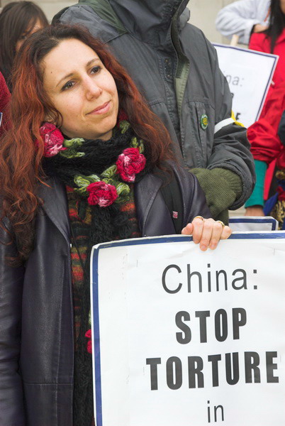 Tibet National Uprising Day March London © 2006, Peter Marshall
