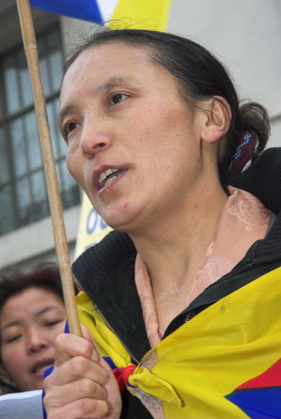 Tibet National Uprising Day March London © 2006, Peter Marshall