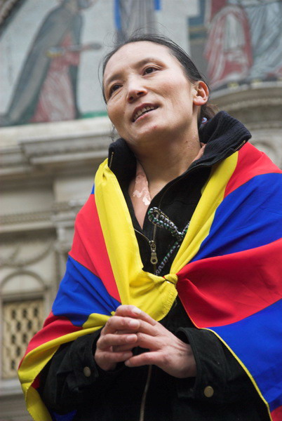 Tibet National Uprising Day March London © 2006, Peter Marshall