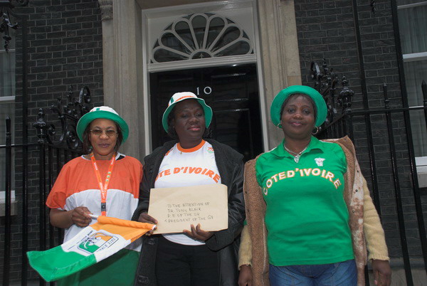 Ivorian Women Protest © 2006, Peter Marshall