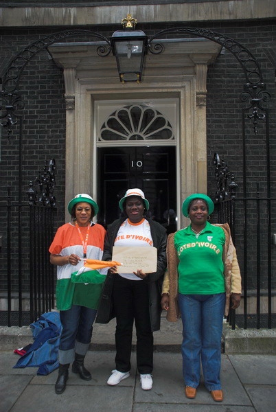 Ivorian Women Protest © 2006, Peter Marshall