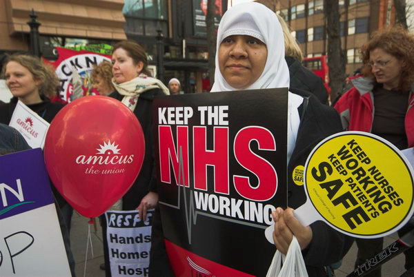 Keep the NHS working, Hackney © 2007, Peter Marshall